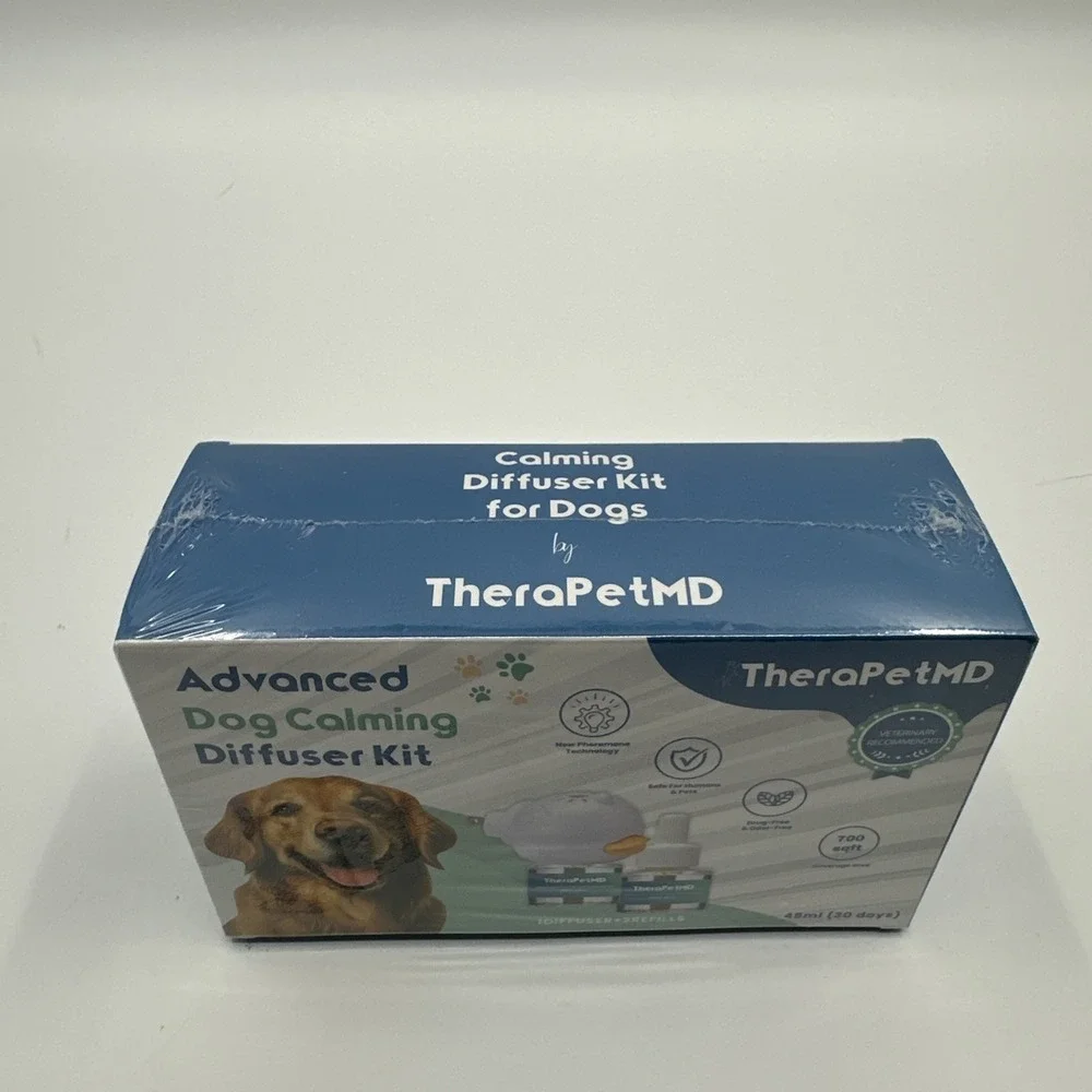 TheraPet MD Advanced Dog Calming Diffuser Kit (1 Diffuser + 2 Refills) New Seal